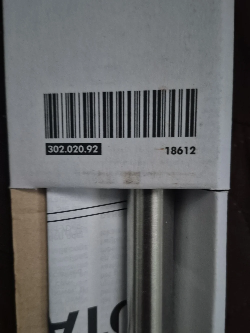 Grundtal Stainless Steel Wall Rail - Ikea 23 1/4